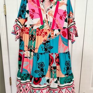Colorful Patchwork Dress